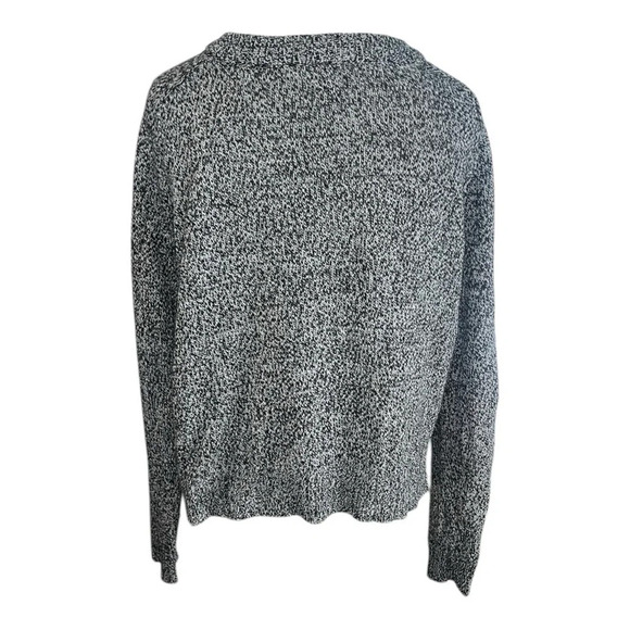 H&M Divided Knit Sweater - Black and White Marled - Picture 4 of 7